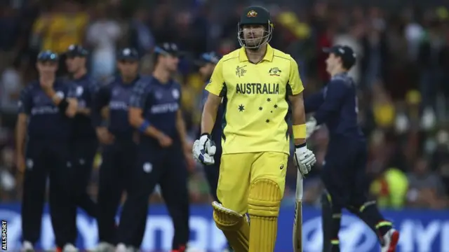 Shane Watson leaves the field