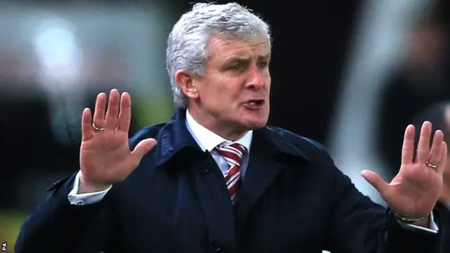 Stoke manager Mark Hughes