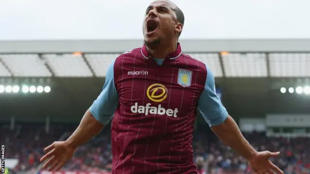 Gabriel Agbonlahor scores Villa's second