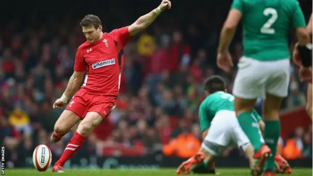 Dan Biggar of Wales