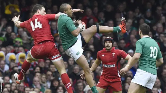 George North and Simon Zebo