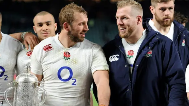 Chris Robshaw and James Haskell