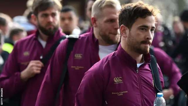 Danny Cipriani arrives at Twickenham