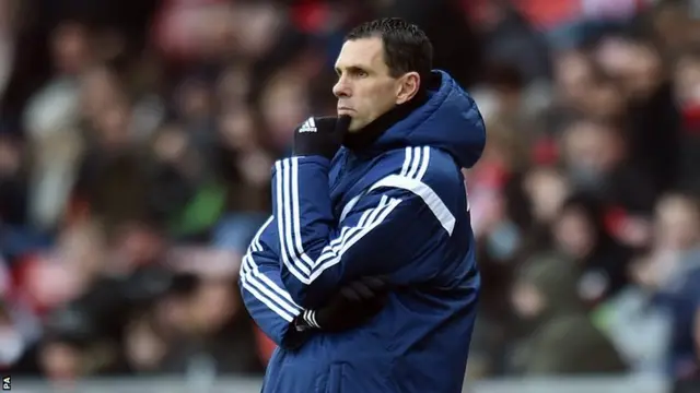 Sunderland manager Gus Poyet