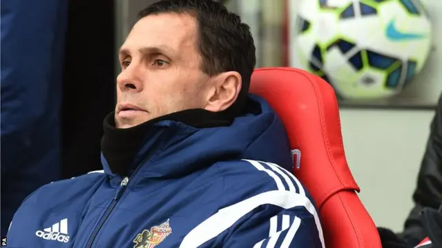 Sunderland manager Gus Poyet