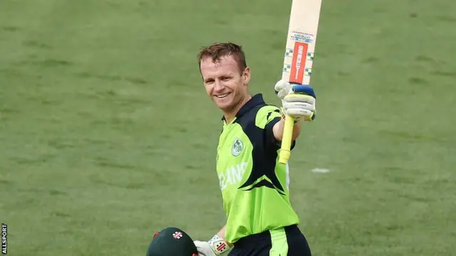 William Porterfield reaches 100 runs