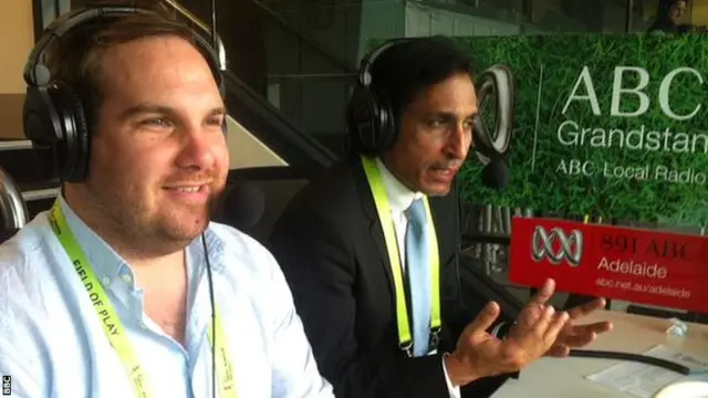 Matt Clinch and Ramiz Raja