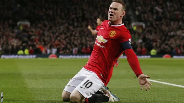 Manchester United striker Wayne Rooney