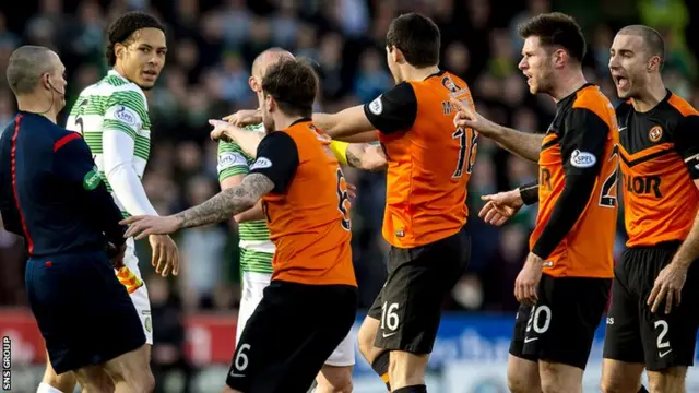 Dundee United and Celtic drew 1-1 last weekend