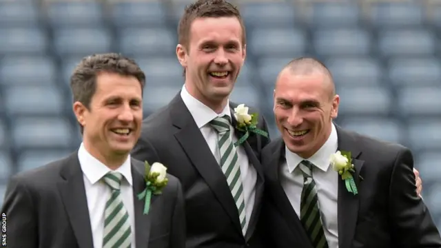 John Collins, Ronny Deila and Scott Brown