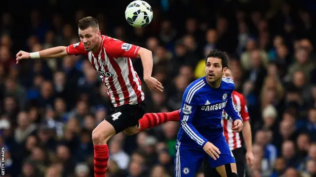 Morgan Schneiderlin and Cesc Fabregas