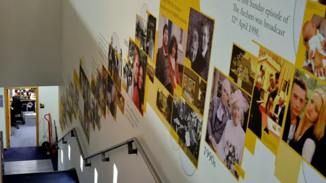 History wall of The Archers