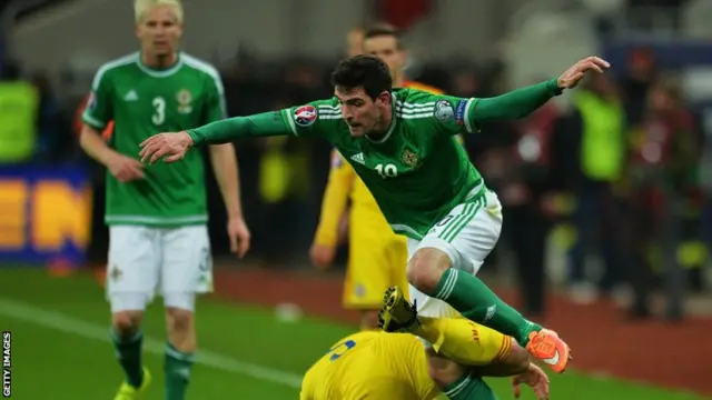 Northern Ireland's Kyle Lafferty