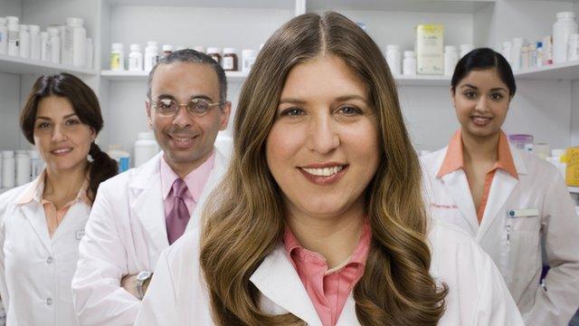 pharmacists - stock photo