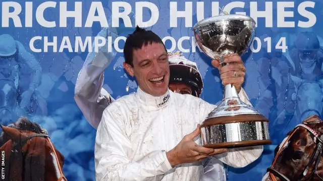 Last year's champion jockey Richard Hughes