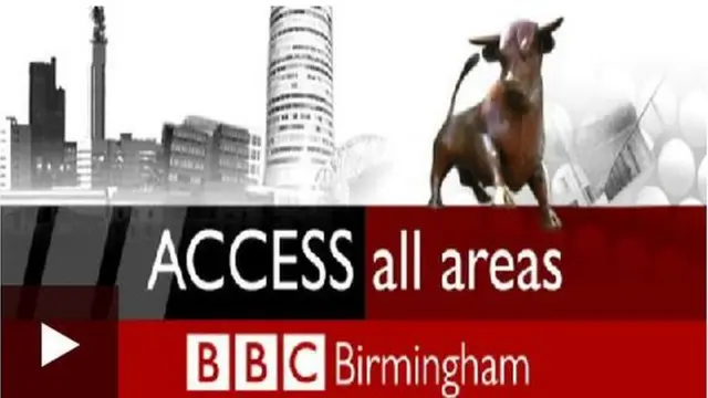 The image fronting the lvie stream for Access All Areas at BBC Birmingham