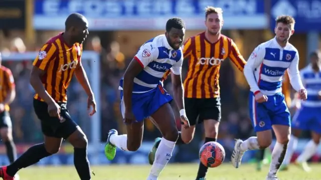 Action from Bradford v Reading