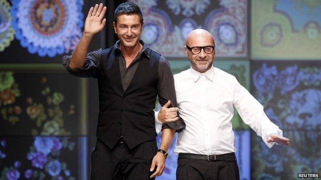 Stefano Gabbana and Domenico Dolce