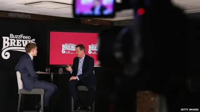 David Cameron talks to Jim Waterson, the deputy editor of Buzzfeed UK