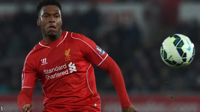 Liverpool striker Daniel Sturridge