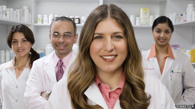 pharmacists - stock photo