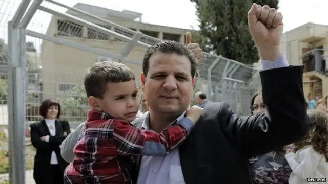 Ayman Odeh, the head of the Arab Joint List - March 17, 2015