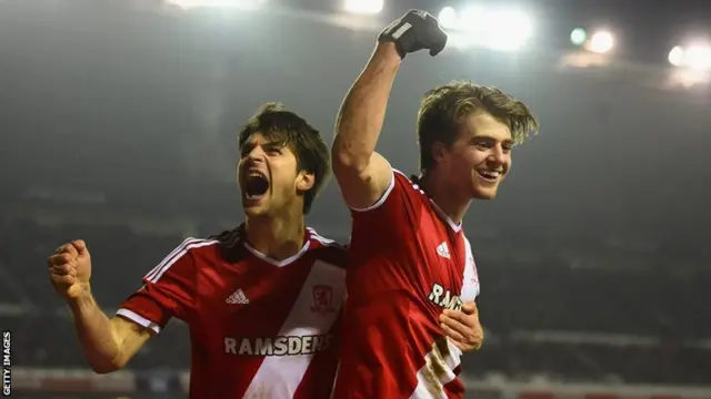 Patrick Bamford (right) celebrates his goal