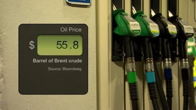 Graphic with oil pumps