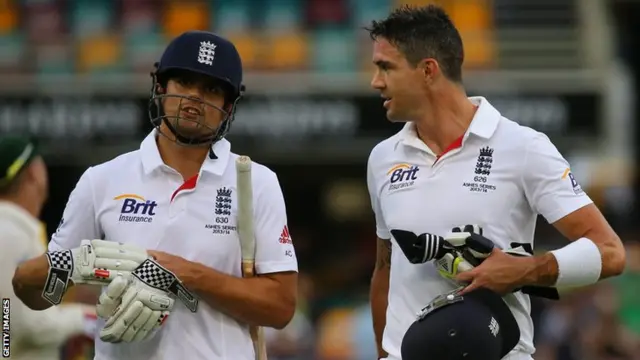 Alastair Cook (left) and Kevin Pietersen