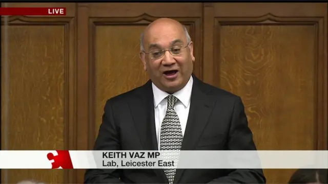 Keith Vaz, the home affairs committee chairman