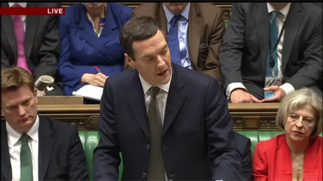 Chancellor George Osborne