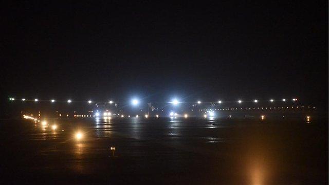 Landing Varanasi