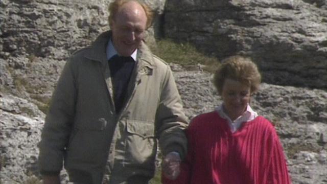 Neil and Glennis Kinnock in a scene from the Labour Party Election Broadcast from 21 May 1987