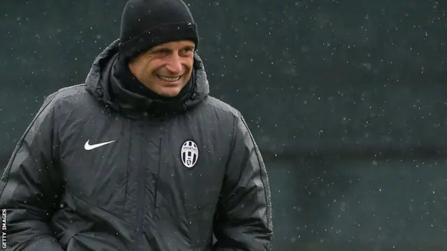 Juventus coach Massimiliano Allegri