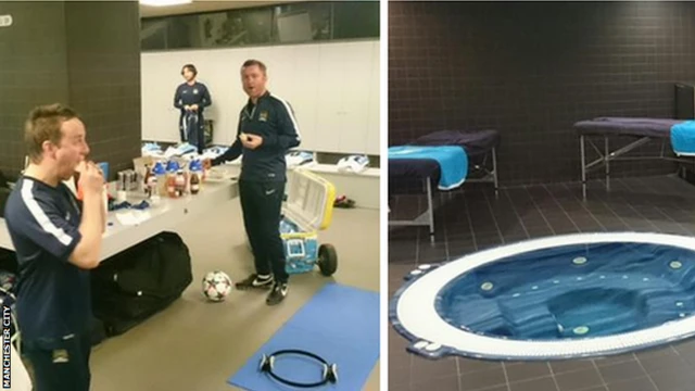 Manchester City dressing room