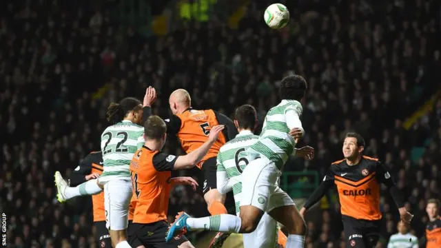 Jason Denayer (no.22) heads Celtic ahead