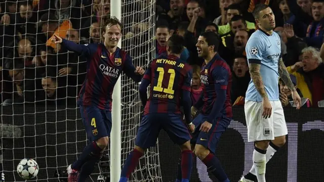 Ivan Rakitic celebrates