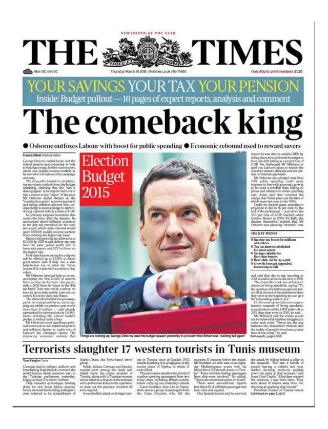 Times front page