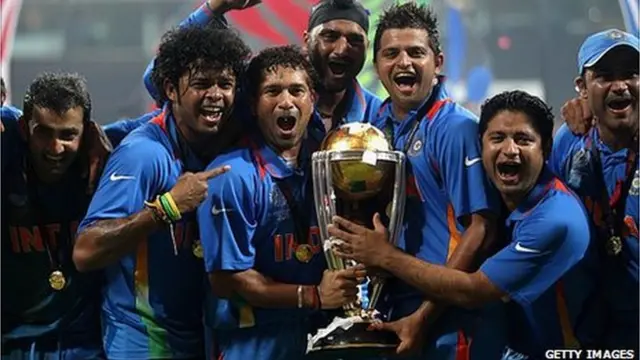 India celebrate World Cup glory