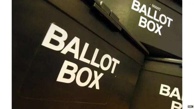 Ballot boxes