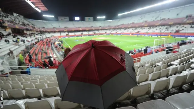 Rain in Sevilla