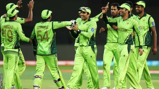 Pakistan celebrate