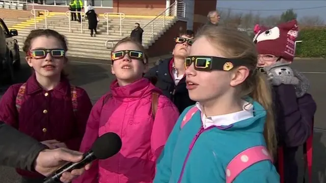 Schoolchildren from Leicester