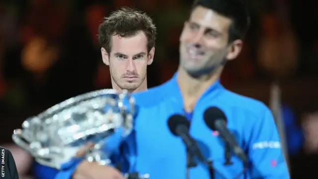 Andy Murray and Novak Djokovic