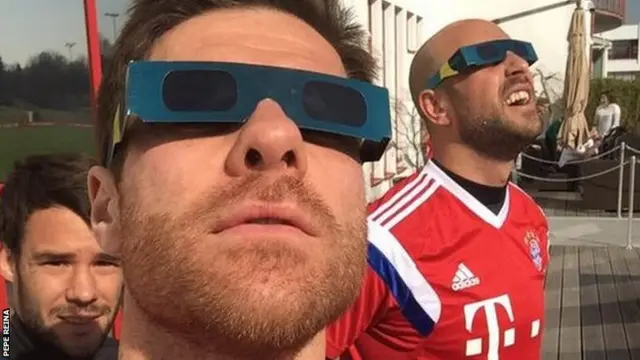 Xabi Alonso and Pepe Reina