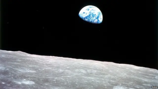 Earth, from the Moon