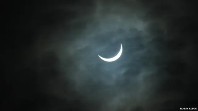 Eclipse and dark sky