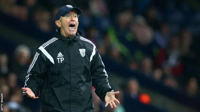 West Brom boss Tony Pulis