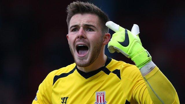 Jack Butland of Stoke City