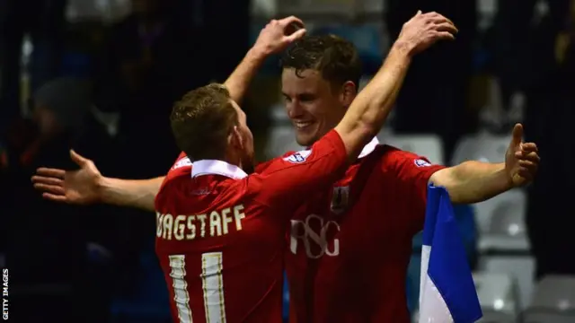 Bristol City celebrate